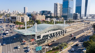 תחנת רכבת השלום החדשה, צילום: cloudview שבתאי טל